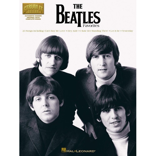 Beatles Favorites Strum It Guitar (Softcover Book)