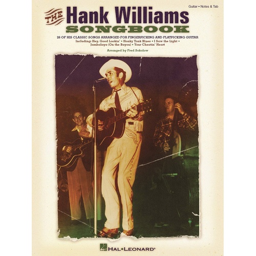 Hank Williams Songbook Guitar TAB (Softcover Book)