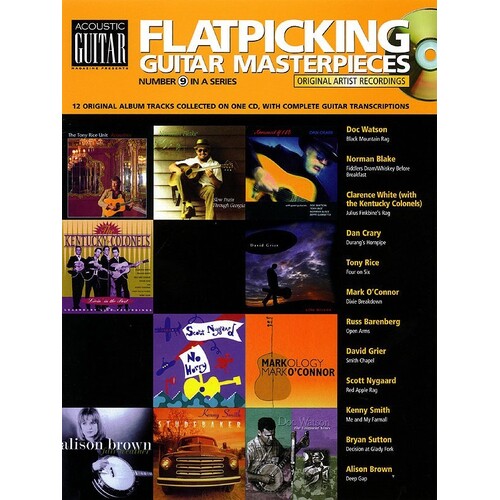 Flatpicking Guitar Masterpieces Acoustic 9 Book/CD (Softcover Book/CD)