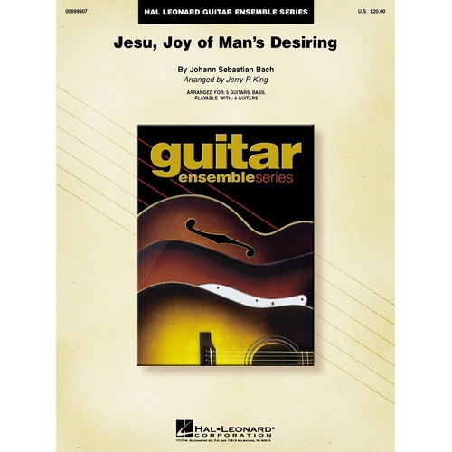 Jesu Joy Of Mans Desiring Guitar Ensemble (Music Score/Parts)