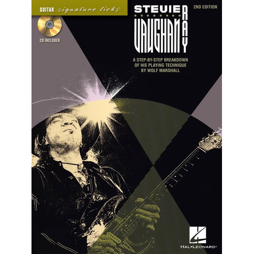Stevie Ray Vaughan Sig Licks Guitar 2nd Ed Book/CD (Softcover Book/CD)
