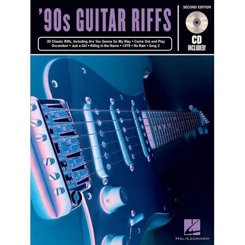 Riff Notes 90s Guitar Riffs Book/CD 2nd Edition (Softcover Book/CD)