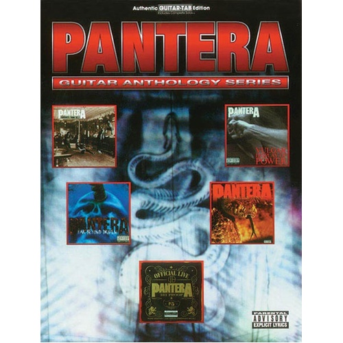 Pantera Guitar Anthology Guitar TAB (Softcover Book)