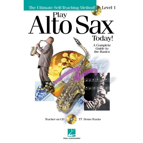 Play Alto Sax Today Book/CD Lv 1 Plus 6 x 9 (Softcover Book/CD)