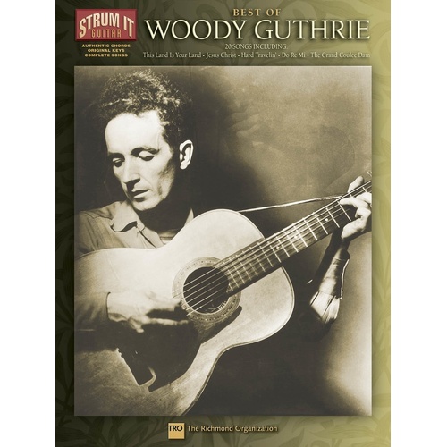 Best Of Woodie Guthrie Strum It Guitar (Softcover Book)