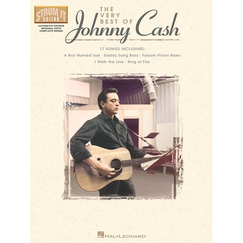 The Very Best of Johnny Cash Strum It Guitar Songbook