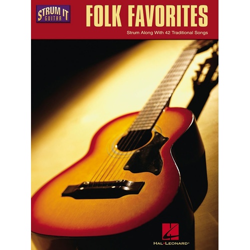Folk Favorites Strum It Guitar (Softcover Book)