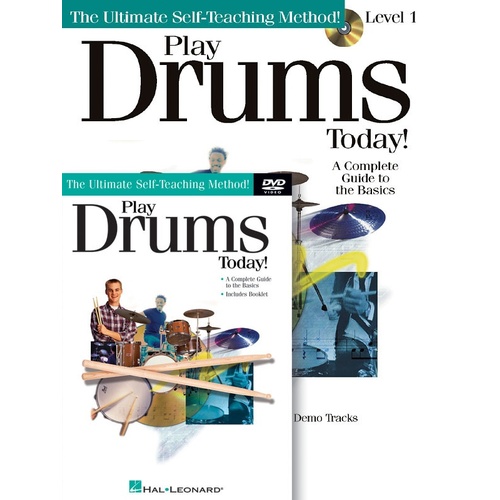 Play Drums Today Beginner Pack Book/CD/DVD (Softcover Book/CD/DVD)