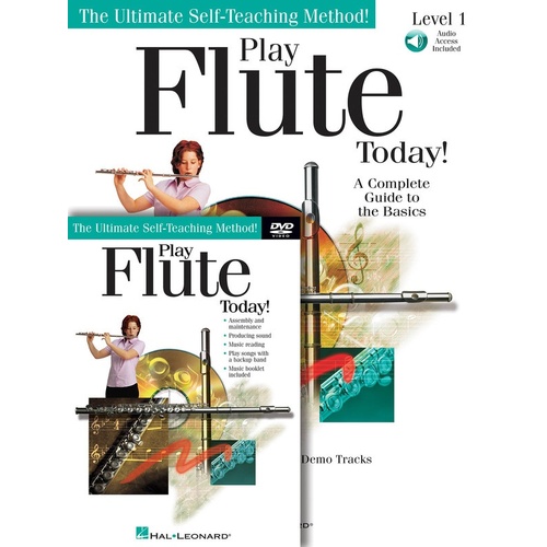 Play Flute Today Beginner Pack Book/CD/DVD (Softcover Book/CD/DVD)