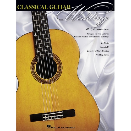 Classical Guitar Wedding Solo Guitar With TAB (Softcover Book)