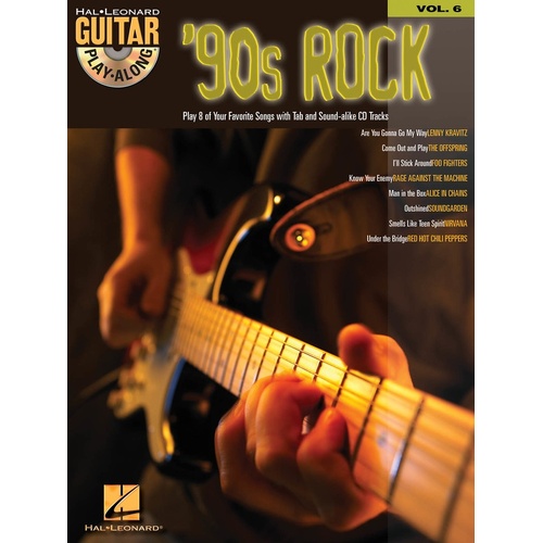 90s Rock Guitar Play Along V6 Book/CD (Softcover Book/CD)