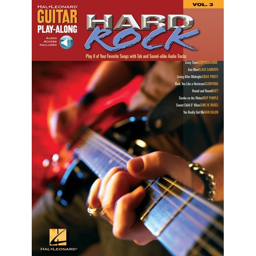 Hard Rock Guitar Playalong V3 Book/Online Audio (Softcover Book/Online Audio)