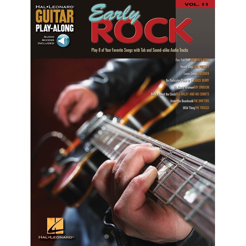 Early Rock Guitar Play Along V11 Book/CD (Softcover Book/CD)