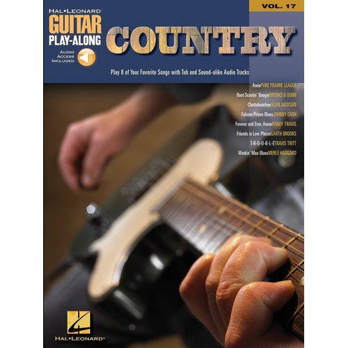 Country Guitar Play Along V17 Book/CD (Softcover Book/CD)