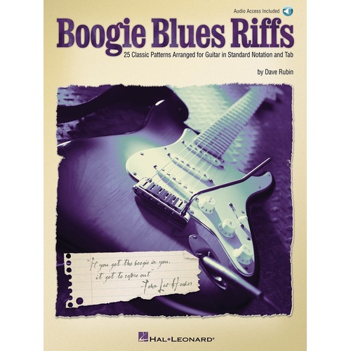 Boogie Blues Riffs Guitar TAB Book/Online Audio (Softcover Book/Online Audio)