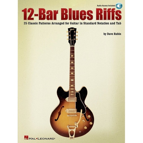 12-Bar Blues Riffs Guitar Book with CD