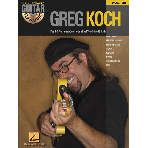 Greg Koch Guitar Play Along Book/CD V28 Guitar (Softcover Book/CD)