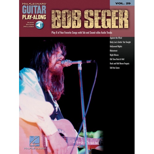 Bob Seger Guitar Play Along V29 Book/CD (Softcover Book/CD)