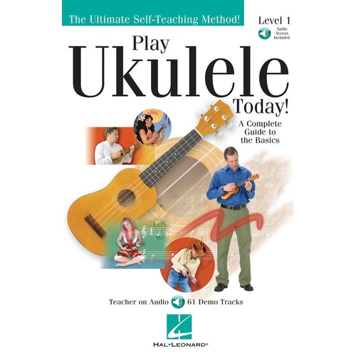 Play Ukulele Today! Level 1 Book with CD - Self-Teaching Method for Ukulele