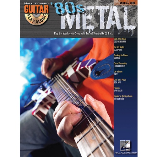 80s Metal Guitar Play Along Book/CD V39 (Softcover Book/CD)