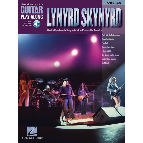 Lynyrd Skynyrd Guitar Play Along V43 Book/CD (Softcover Book/CD)