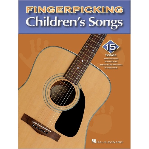 Fingerpicking Children Songs Guitar (Softcover Book)