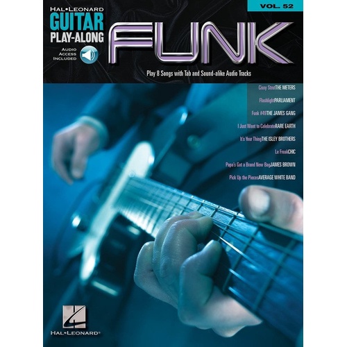 Funk Guitar Play-Along Book with CD V52