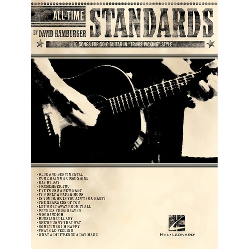 All Time Standards Guitar Solo (Softcover Book)