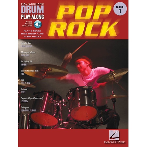Pop Rock Drum Playalong V1 Book/Online Audio (Softcover Book/Online Audio)