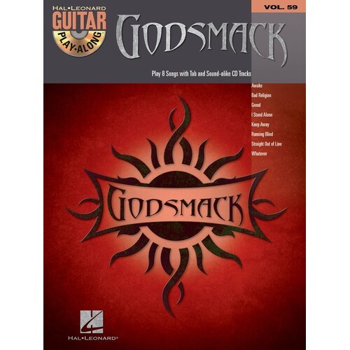 Godsmack Guitar Play Along Book/CD V59 (Softcover Book/CD)