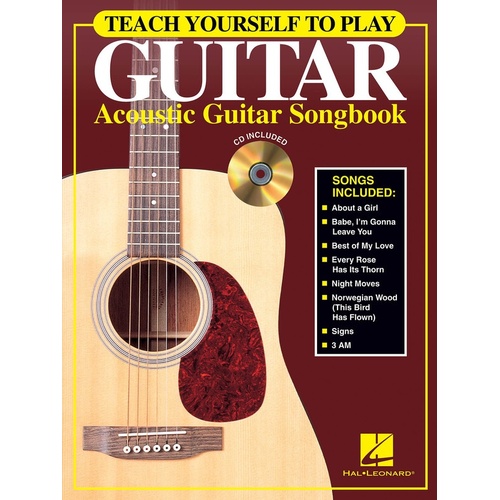 Teach Yourself To Play Guitar Acoustic Song W/CD (Softcover Book/CD)