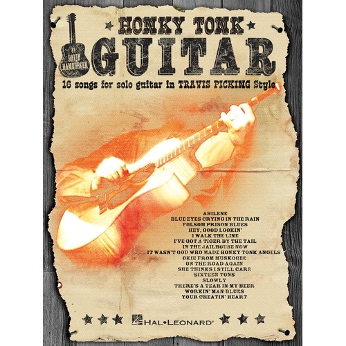 Honky Tonk Guitar TAB (Softcover Book)