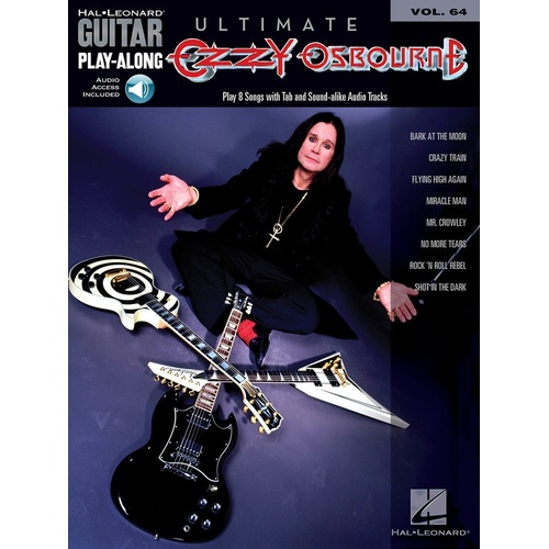 Ozzy Osbourne Guitar Play Along V64 (Softcover Book/CD)