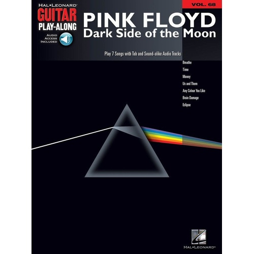 Dark Side of the Moon Guitar Play-Along V68 BK/OLA by Hal Leonard