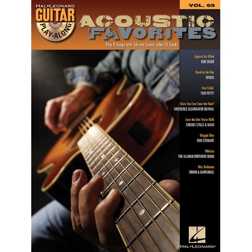 Acoustic Favorites Guitar Play Along Book/CD V69 (Softcover Book/CD)