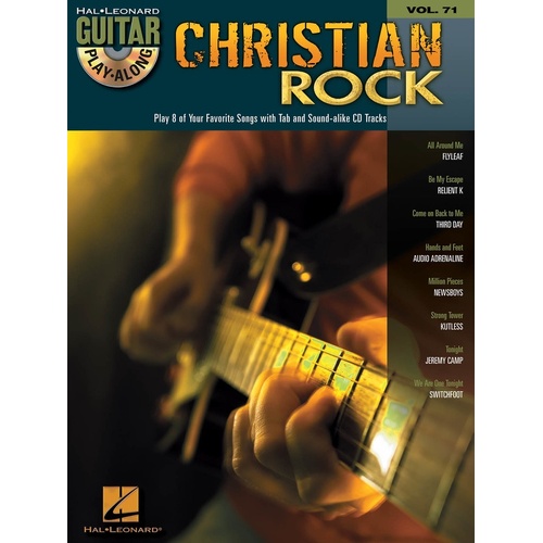 Christian Rock Guitar Play Along V71 Book/CD (Softcover Book/CD)
