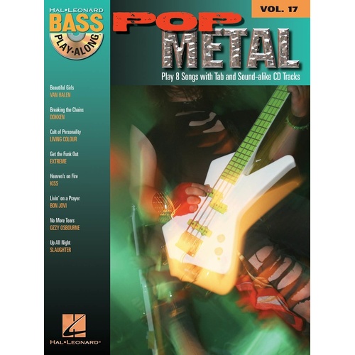 Pop Metal Bass Play Along V17 Book/CD (Softcover Book/CD)