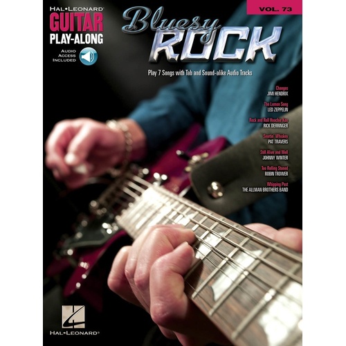 Bluesy Rock Guitar Play Along V73 Book/CD (Softcover Book/CD)