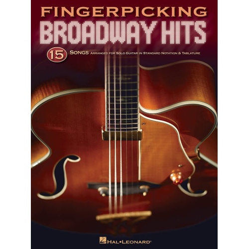 Fingerpicking Broadway Hits (Softcover Book)