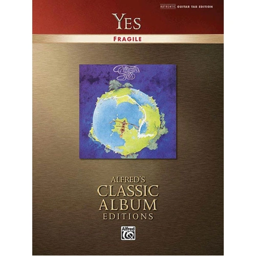 Yes - Fragile Guitar TAB Songbook by Alfred Music, 80 Pages, Includes Classic Songs from the Album