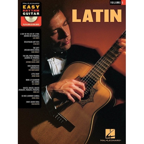 Latin Easy Rhythm Guitar Book with CD V5
