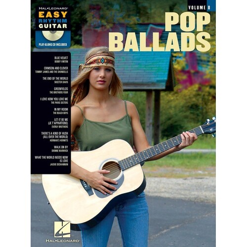 Pop Ballads Easy Rhythm Guitar V8 Book/CD (Softcover Book/CD)