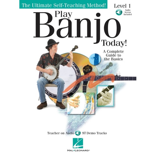 Play Banjo Today Lvl1 Book/Online Audio (Softcover Book/Online Audio)