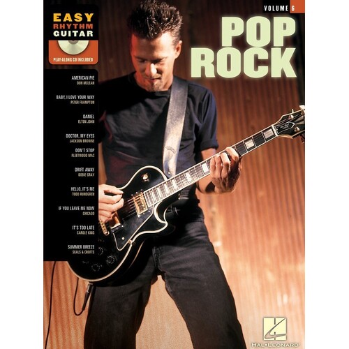 Pop Rock Easy Rhythm Guitar V6 Book/CD (Softcover Book/CD)
