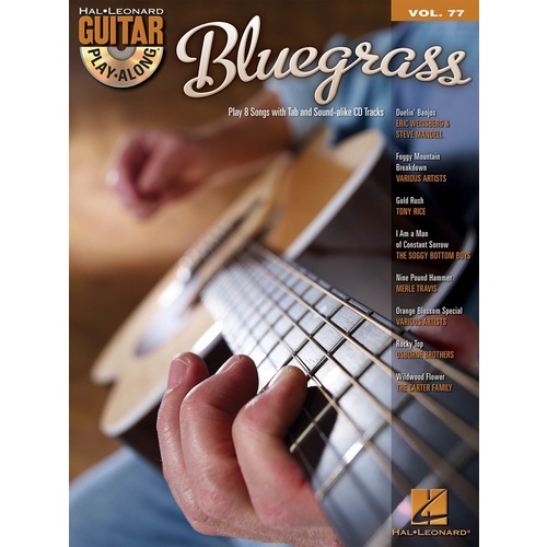 Bluegrass Guitar Play Along Book/CD V77 (Softcover Book/CD)