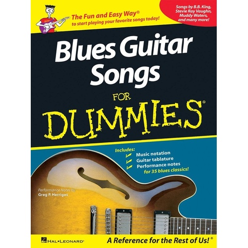 Blues Guitar Songs for Dummies - Guitar TAB Book with 35 Blues Tunes