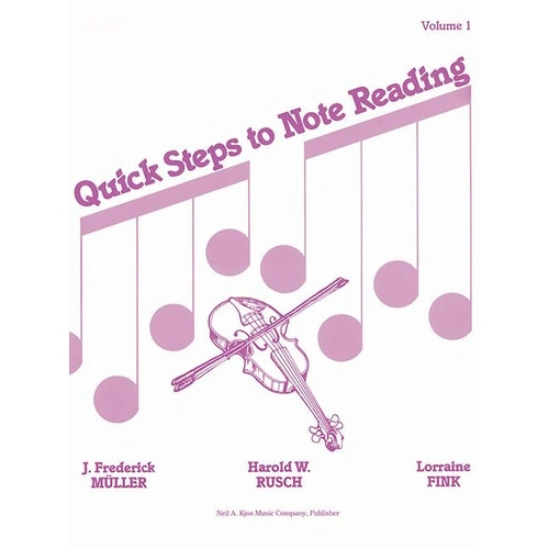 Quick Steps to Notereading Vol 1 for Cello - 20 Pages