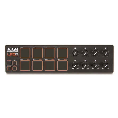 Akai Professional : LPD8: 8 Pad Portable Controller