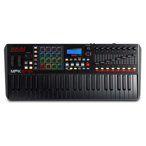Akai Pro MPK249 BLACK Performance USB MIDI Keyboard Controller 49-Key - LIMITED EDITION