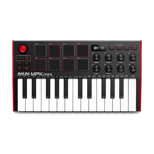 MPK Mini 3 AKAI Portable USB Midi Controler 